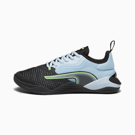 Fuse 2.0 Women's Training Shoes, PUMA Black-Icy Blue-Speed Green, small-AUS
