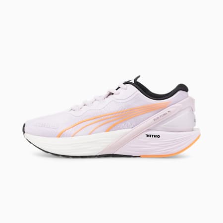 Run XX Nitro WNS Women's Running Shoes, Lavender Fog-Metallic Silver-Neon Citrus, small-AUS