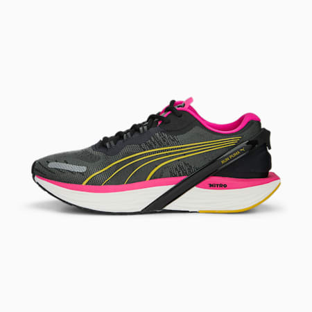 Run XX Nitro WNS Running Shoes Women, PUMA Black-Ravish-Fresh Pear, small-DFA