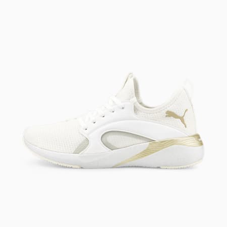 BETTER FOAM Adore Pearlised Women's Running Shoes, Puma White-Puma Team Gold, small