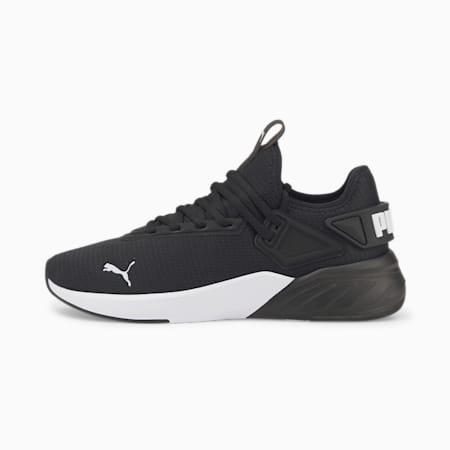 puma full black sneakers