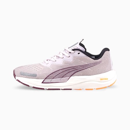 Velocity Nitro 2 Women’s Running Shoes, Lavender Fog-Grape Wine, small-AUS