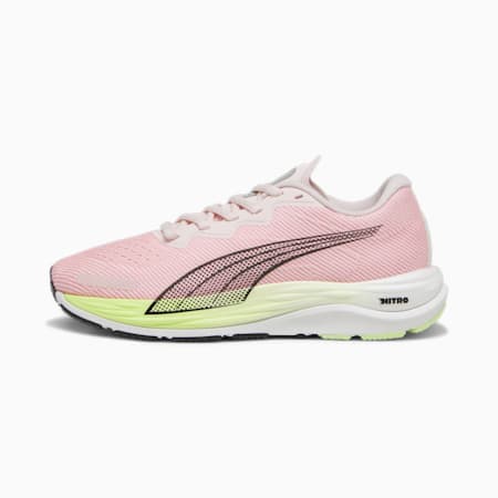 Velocity NITRO™ 2 Women's Running Shoes, Frosty Pink-Speed Green, small-SEA
