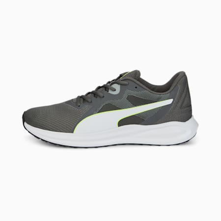 Twitch Runner Running Shoes, CASTLEROCK-Lime Squeeze-PUMA White, small-DFA