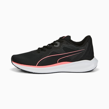 Twitch Runner Running Shoes, Puma Black-Sunset Glow-CASTLEROCK, small-THA