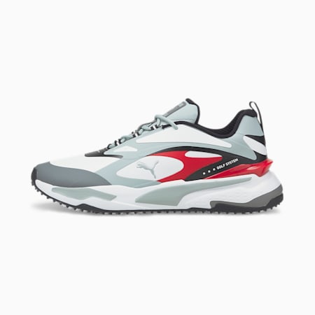 GS-Fast Golf Shoes, Puma White-High Rise-High Risk Red, small-PHL