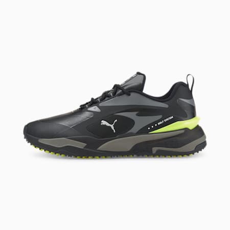 GS-Fast Golf Shoes, Puma Black-QUIET SHADE-Safety Yellow, small-SEA