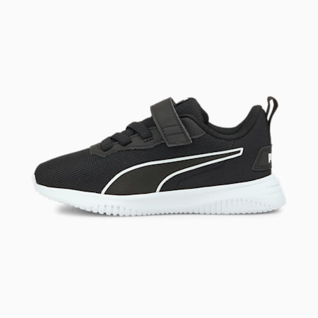 Flyer Flex AC Kids' Trainers, Puma White-Puma Black, small-PHL