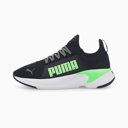 Softride Premier One8  Walking Shoes, Puma Black-Fizzy Lime, small-IND