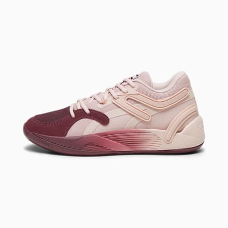 TRC Blaze Court Basketball Shoes, Rose Quartz-Aubergine-PUMA White, small-IDN