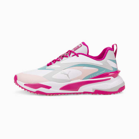 GS-Fast Women's Golf Shoes, Puma White-Chalk Pink-Porcelain, small