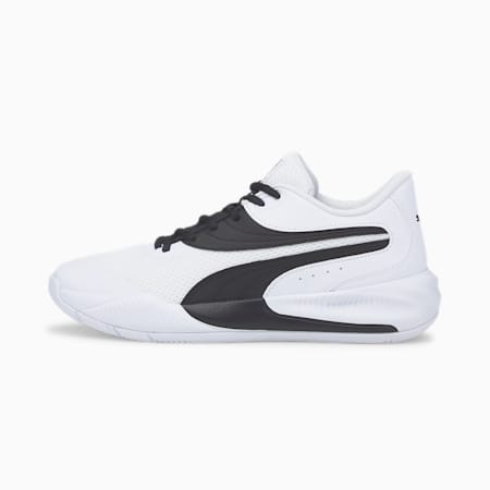 Triple Basketball Shoes, Puma White-Puma Black, small
