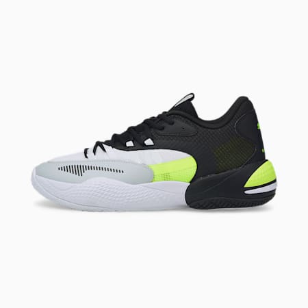 Court Rider 2.0 Basketball Shoes, Puma White-Yellow Alert, small-PHL