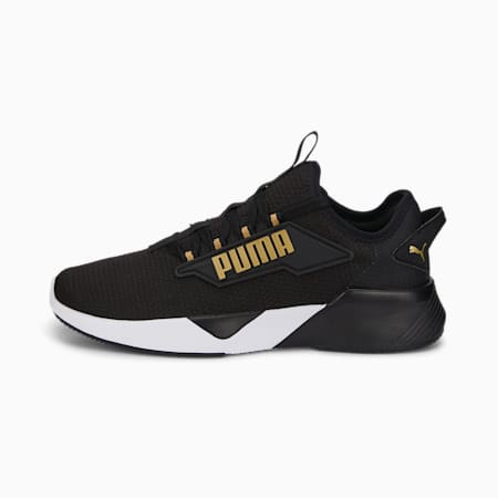 Sepatu Lari Retaliate 2, Puma Black-Puma Team Gold, small-IDN