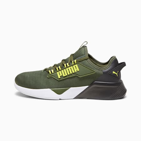 Retaliate 2 Unisex Running Shoes, Myrtle-Yellow Burst-PUMA Black, small-AUS