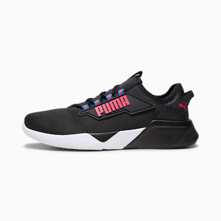 Retaliate 2 Unisex Running Shoes, PUMA Black-Fire Orchid, small-AUS