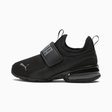 Axelion Slip-on Little Kids' Shoes, PUMA Black-Cool Dark Gray, small