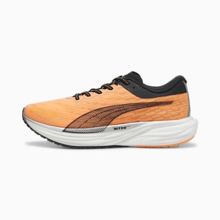 Sepatu Lari Pria Deviate NITRO 2, Neon Citrus-PUMA Black-PUMA Silver, small-IDN