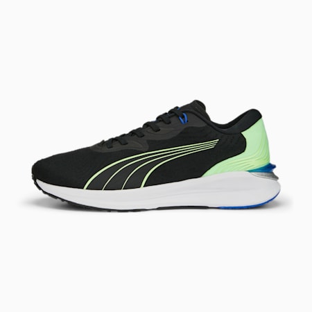 Electrify NITRO 2 נעלי ריצה לגברים, PUMA Black-Fizzy Lime, small-DFA