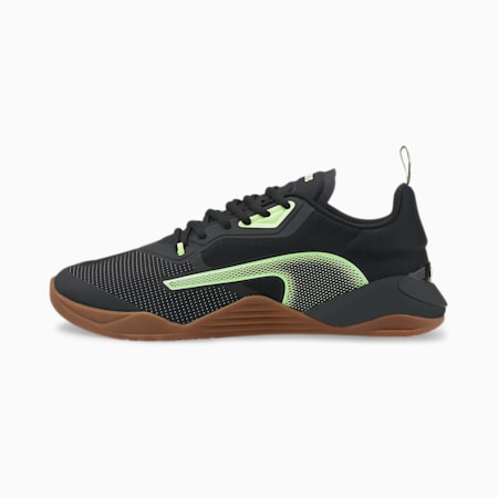 Fuse 2.0 Kevlar Men's Training Shoes, Puma Black-Fizzy Lime, small-IND