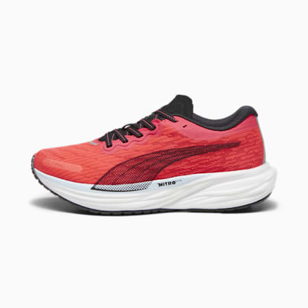 Deviate NITRO™ 2 Women's Running Shoes, Fire Orchid-PUMA Black-Icy Blue, small-AUS