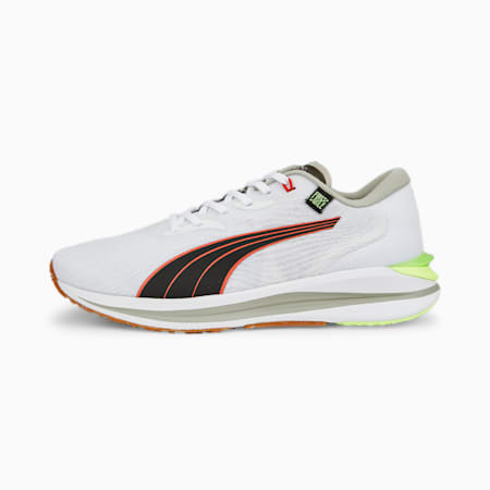 PUMA x FIRST MILE Electrify NITRO 2 Running Shoes Men, Puma White-Puma Black-Firelight, small-THA