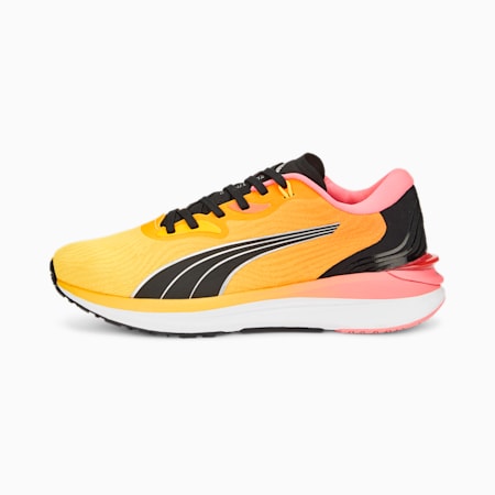 Electrify NITRO 2 Women's Running Shoes, Sun Stream-Sunset Glow-Puma Black, small-AUS