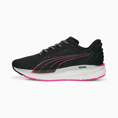 Magnify NITRO Surge Women's Running Shoes, PUMA Black-Ravish, small-AUS