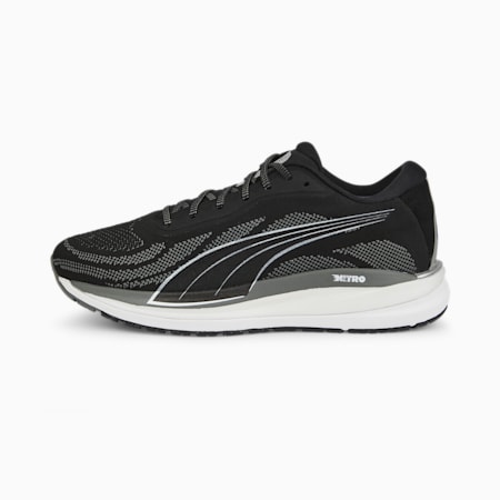 حذاء الجري للرجال Magnify NITRO™ Knit, Puma Black-CASTLEROCK-Puma White, small-DFA