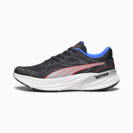 Magnify NITRO™ 2 Running Shoes Men, PUMA Black-Fire Orchid-Ultra Blue, small-AUS