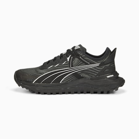 Voyage NITRO™ 2 Men's Trail Running Shoes, Puma Black-Metallic Silver, small-SEA