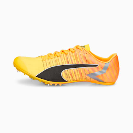 evoSPEED Tokyo Future 4 Track and Field Shoes, Sun Stream-Sunset Glow-Puma Black, small-AUS