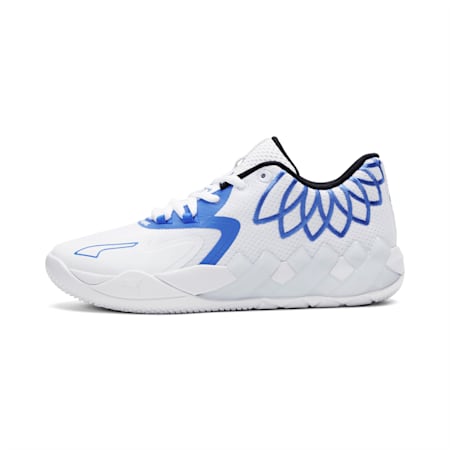 MB.01 Lo Basketball Shoes, PUMA White-Bluemazing, small-PHL
