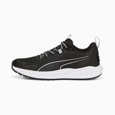 Twitch Runner Unisex Trail Shoes, Puma Black-Puma White, small-AUS