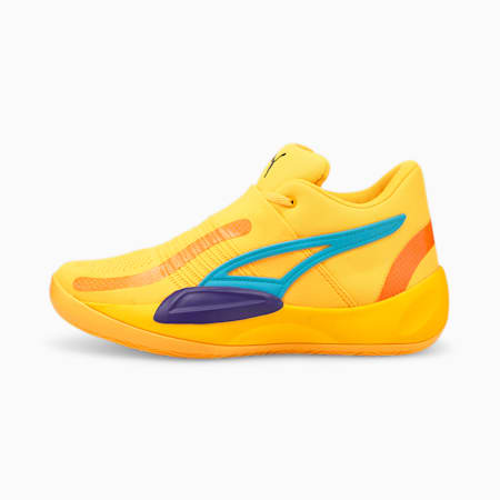 Rise Nitro Basketball Shoes, Sun Stream-Blue Atoll, small-AUS