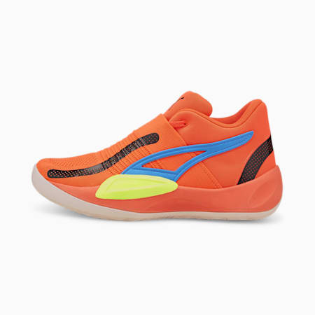 حذاء Rise NITRO™ Basketball, Fiery Coral-Lime Squeeze, small-DFA