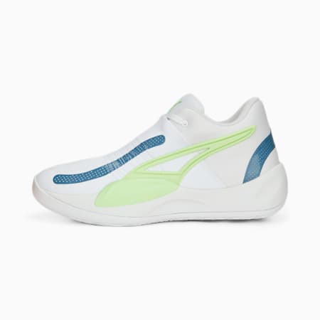 Sepatu Bola Basket Rise NITRO, PUMA White-Deep Dive, small-IDN