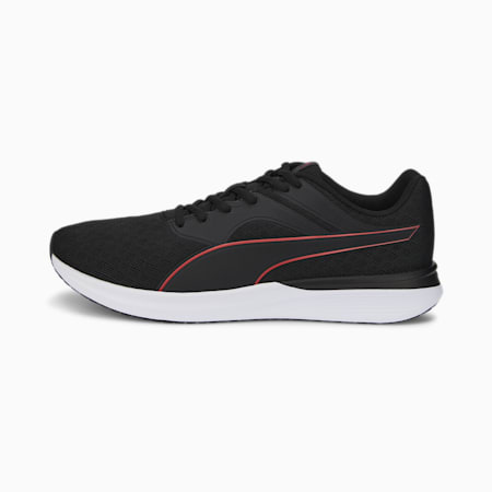 Transport Running Shoes, Puma Black-High Risk Red, small-THA