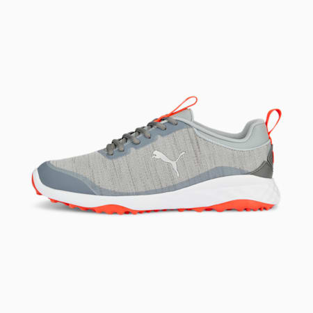 FUSION Pro golfschoenen voor heren, Cool Mid Gray-PUMA Silver-Red Blast, small