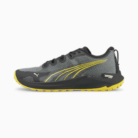Fast-Trac NITRO Men's Trail Running Shoes, PUMA Black-Granola-Fresh Pear, small-IDN
