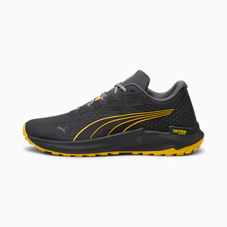 Męskie buty Fast-Trac NITRO GORE-TEX® do biegania w terenie, PUMA Black-Yellow Sizzle, small