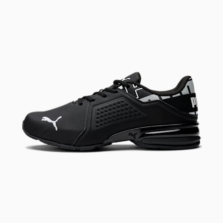 Viz Runner Repeat Men's Running Shoes, Puma Black-Puma White, small-THA