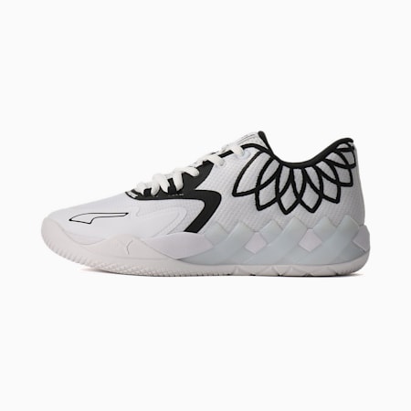 MB.01 Lo Basketball Shoes Youth, PUMA White-Puma Black, small-AUS