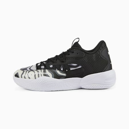 Court Rider 2.0 Lava Basketball Shoes, Puma Black-Quarry, small-PHL
