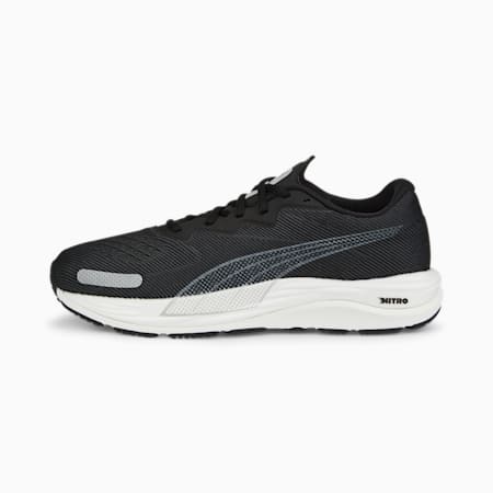 Velocity NITRO 2 Wide Laufschuhe für Herren, Puma Black-Metallic Silver, small