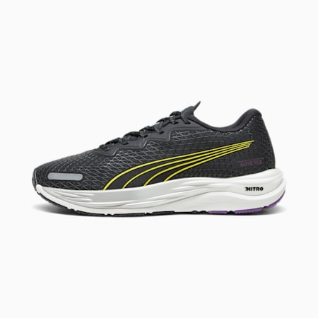 Velocity NITRO 2 GORE-TEX® Running Shoes Women, PUMA Black-Purple Pop-Yellow Burst, small