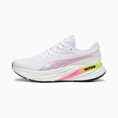 Magnify NITRO™ 2 hardloopschoenen voor dames, PUMA White-PUMA Black-Poison Pink, small