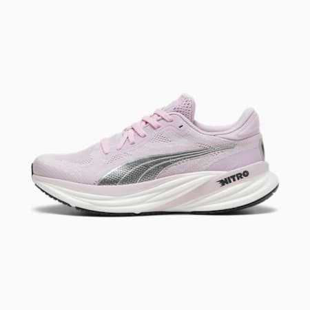 Magnify NITRO 2 Women's Running Shoes, Grape Mist-PUMA Black-PUMA Silver, small-AUS