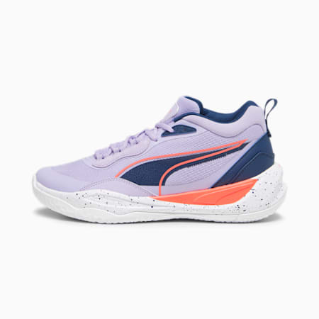 Sepatu Basket Playmaker Pro Splatter, PUMA White-Persian Blue-Fire Orchid-Vivid Viola, small-IDN