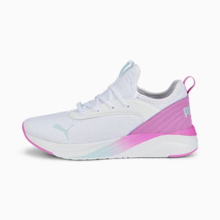 Softride Ruby Luxe Running Shoes Women, Puma White-Electric Orchid, small-IND